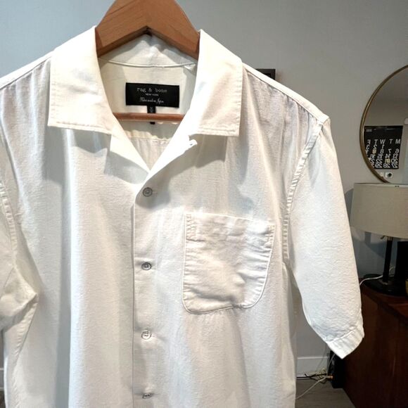 rag & bone - Japanese SS Avery Shirt 2021 NWT - White - Picture 4 of 7